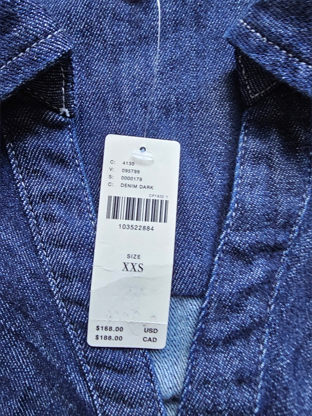Pilcro Indigo Denim Midi Shirt Dress - Picture 4 of 8
